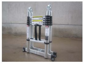 סולם טלסקופי כפול