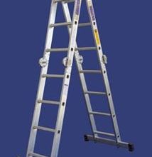 סולם אלומיניום פרקים 4 חלקים מיקצוענים 180 ק"ג סולמות חגית