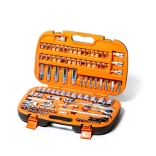 סט בוקסות גדול משולב דרייב “1/2 “1/4 96 חלקים במזוודת פלסטיק