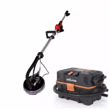 סט מלטשת גובה "ג'ירפה" עם שואב - מלטשת גובה מנוע תחתון STARFIX GERMANY JHS-225KL+ שואב אבק מפוח/רטוב/יבש EVOLUTION